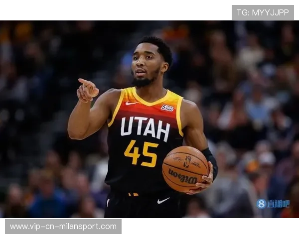 米切尔爆发单节连中三分，爵士反超比分